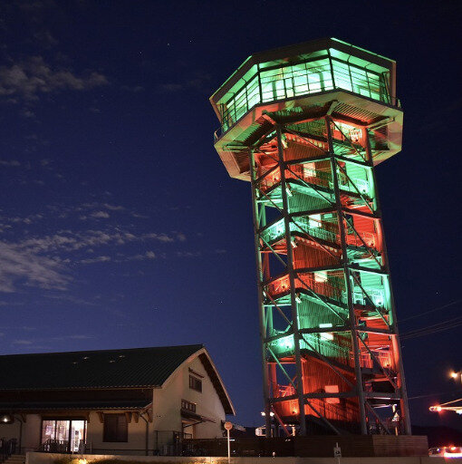 【さくらであい館】 クリスマスライトアップ
