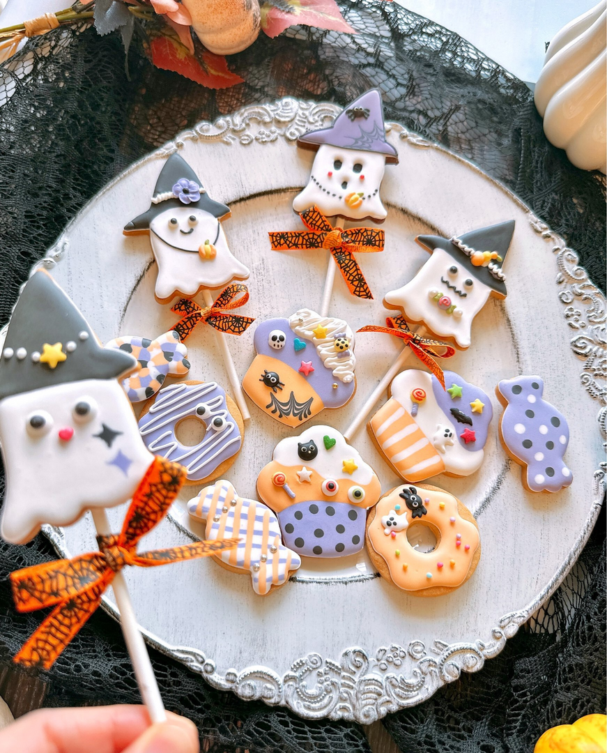 ハロウィン親子アイシングクッキーレッスン